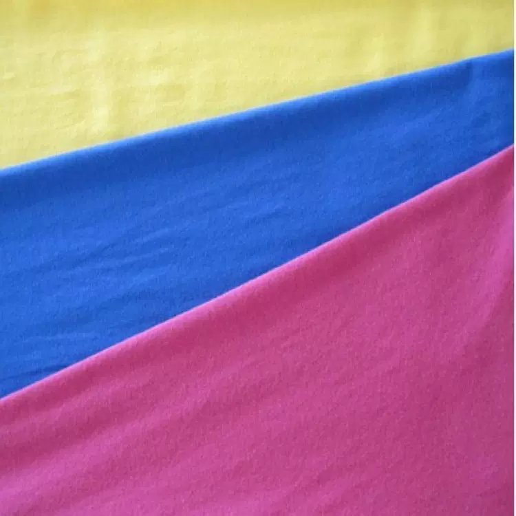 95人棉5氨纶针织汗布面料 粘胶莱卡弹力T恤汗衫拉架打底衫针织布