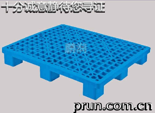 塑胶方脚现货1000**140mm1200**140mm塑料卡板九脚网格托盘