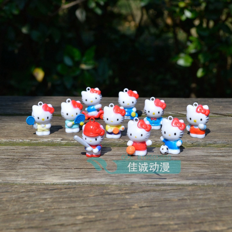 迷你10款运动猫咪微景观摆件花卉园艺玻璃瓶摆饰|ru