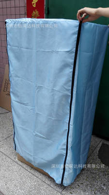 訂做不退換防靜電機器布罩雙拉鏈可掀開架子屏蔽罩防塵布罩海綿套
