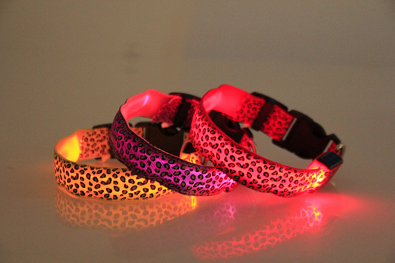 豹纹LED发光狗项圈 挺好品牌 (31)