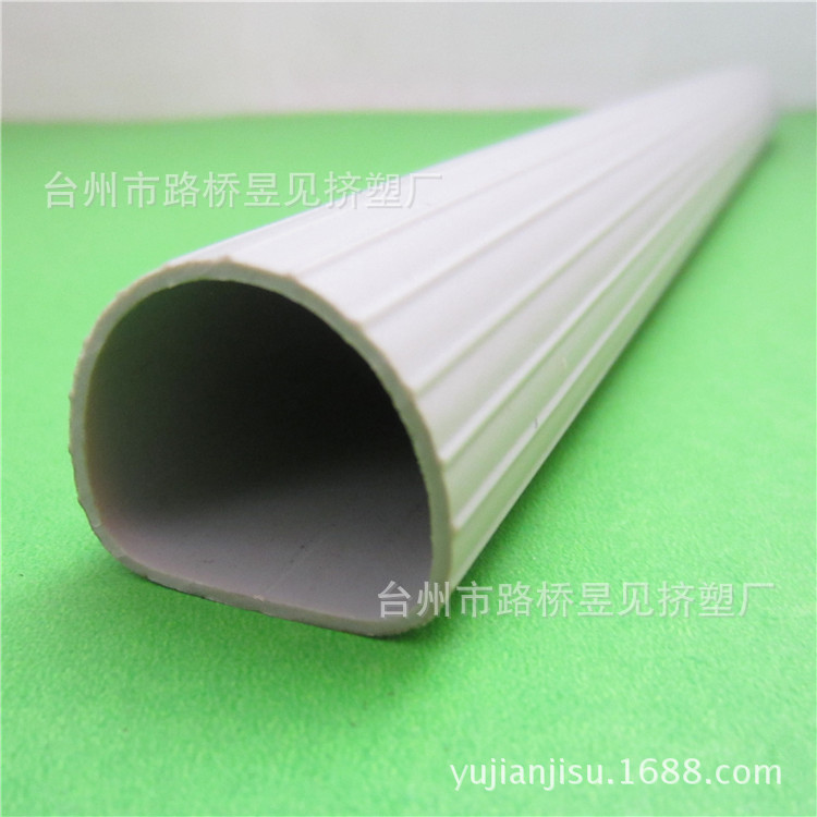 PVC灰色半圆外齿管 (7)