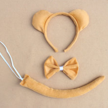 供应万圣节动物三件套加工批发 幼儿园亲子表演 棕熊 黄熊三件套