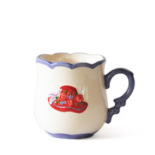 陶瓷浮雕帽子馬克杯 咖啡杯 促銷杯LOGO廠家訂制