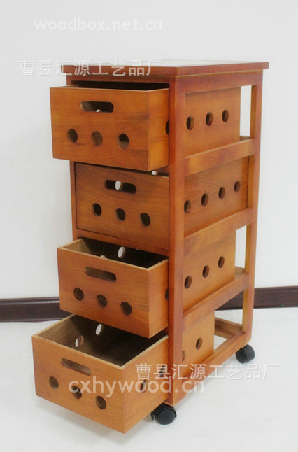 HY-1310281 多功能收納櫥櫃(桐木出口韓國日本)4段