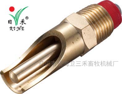 猪用加厚型铜鸭嘴式全自动饮水器四分防杂质猪嘴