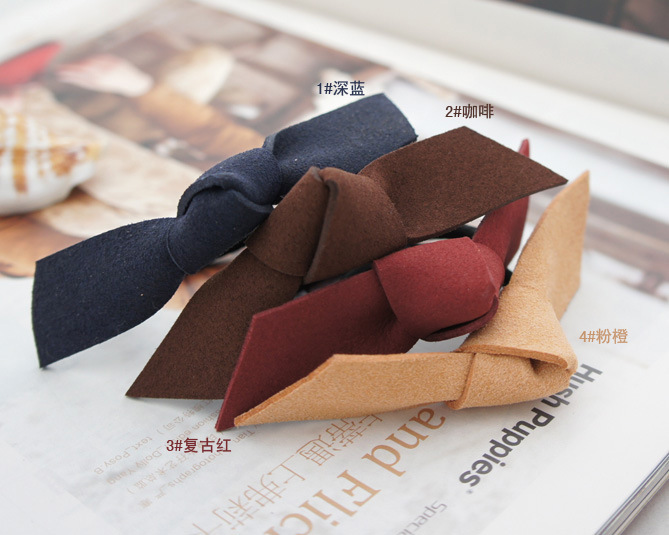 Bowknot Hair Rope Fashion Suede Hair Rope Corde À Cheveux Coréenne Simple display picture 12