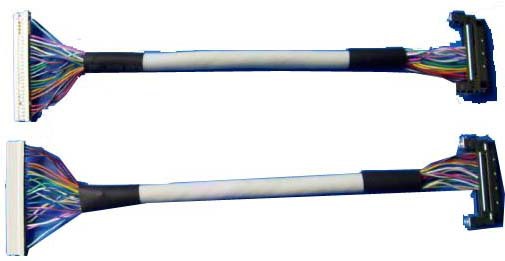 LVDS屏线 圆线 30芯 FLAT CABLE加工定制