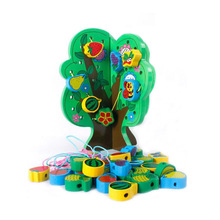 特价 串串乐智慧树圣诞果树  diy玩具创意木制串珠玩具圣诞节礼物