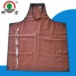 耐酸堿圍裙 黑紅雙麵加寬橡膠材質 防化學防水耐油耐磨