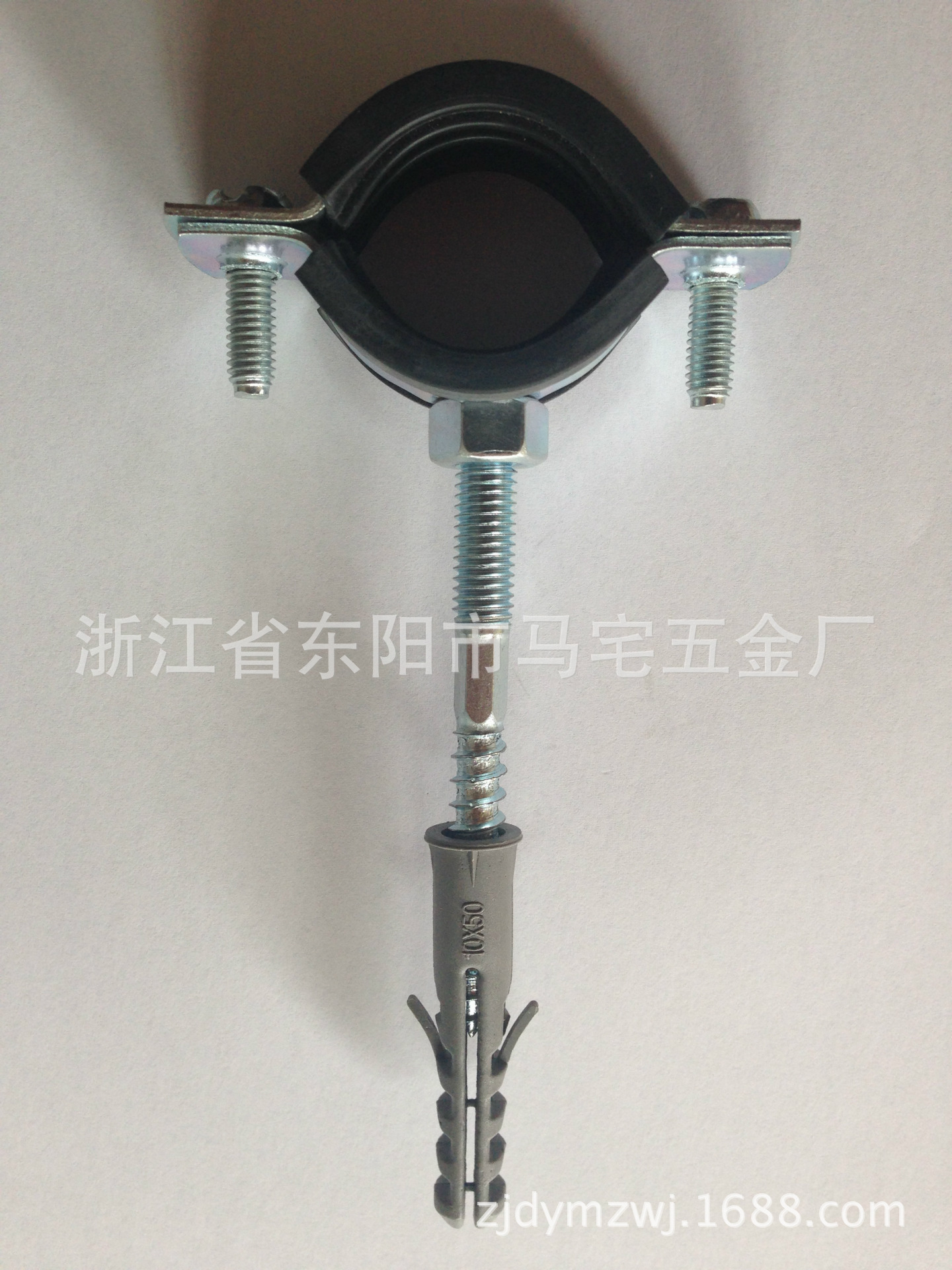 供应中孔螺钉蓝白五彩锌(管卡配件）