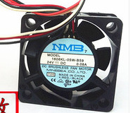 1606KL-05W-B59   4015  24V 0.08A  NMB双滚珠NMB散热风扇