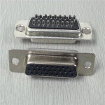 供应高密度HDB26PIN焊线式母头 现货d-sub26PIN母座连接器插头
