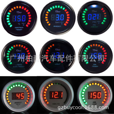 Car modification Meter 52mm water temperature Oil Hydraulic pressure boost Voltage Speed Traffic jam Instrument