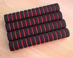 自行車加長款竹節海綿把套公路車彩色把套長22CM單車配件車把套