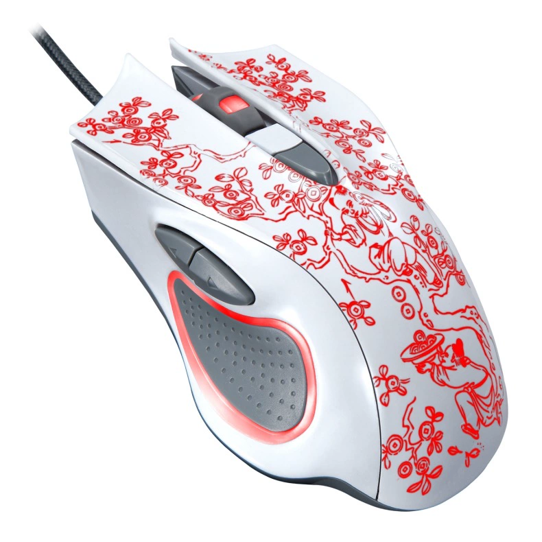 Проводная мышь (Chasing Leopard 169) USB, игровая LED-подсветка, настольный ПК и ноутбук, эргономичная 1600 DPI