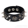 Black bracelet, clothing, accessory, European style, punk style, wholesale