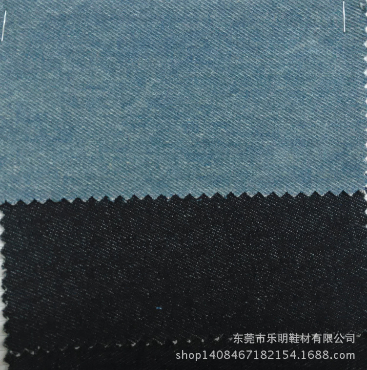 MB4392现货供应洗水斜纹牛仔适用鞋子帽子服装布料