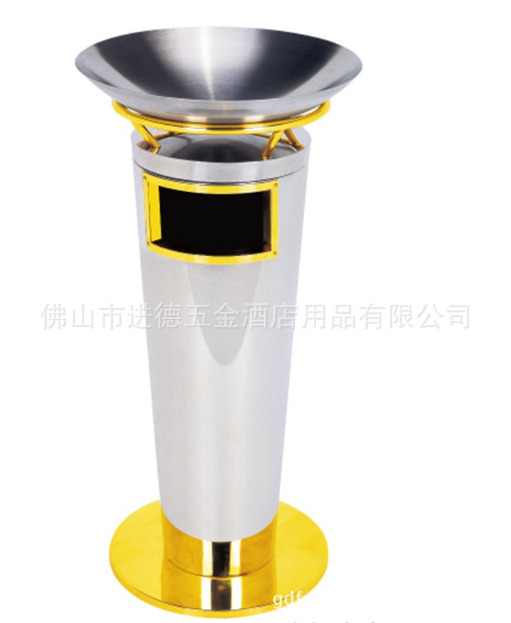 带烟灰缸垃圾桶 酒店垃圾桶大堂果皮桶宝鼎座地烟灰桶 立式烟灰缸|ru