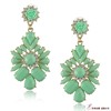 Crystal, earrings, resin, accessory, European style, wholesale