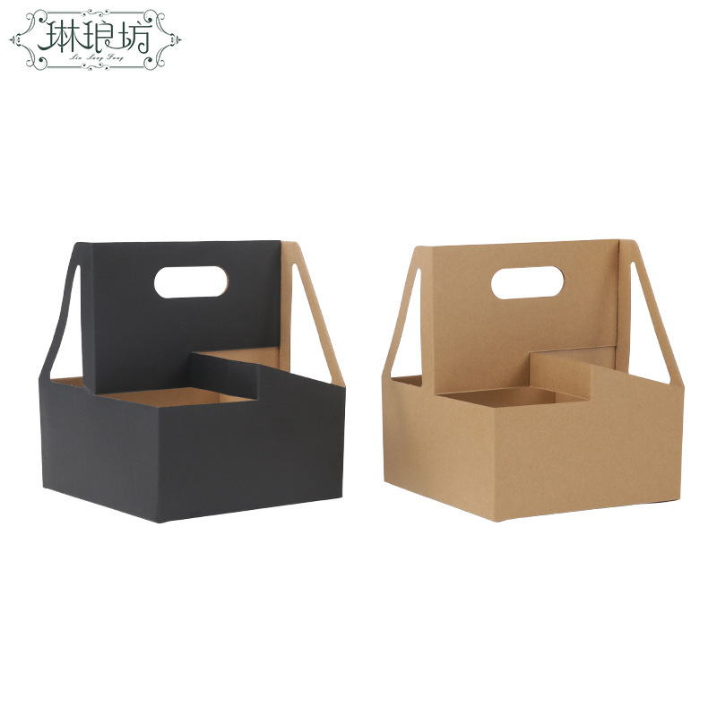 Regalo de la flor del Festival de mediados de otoño, caja de regalo plegable hermosa, diseño floral de la flor, cesta de la mano