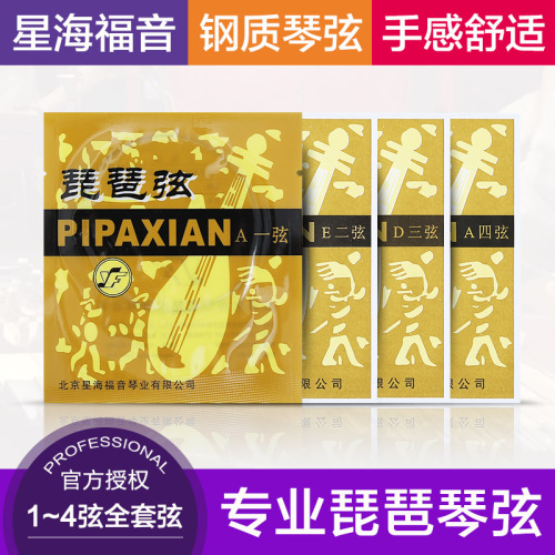 Xinghai Gospel Performance Grade Pipa Strings Steel Wire 1 2 34 Sets of Strings Professional Pipa String National Instrument Accessories