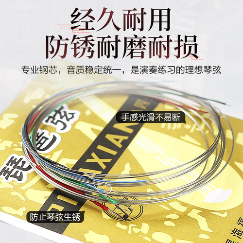 Xinghai Gospel Performance Grade Pipa Strings Steel Wire 1 2 34 Sets of Strings Professional Pipa String National Instrument Accessories