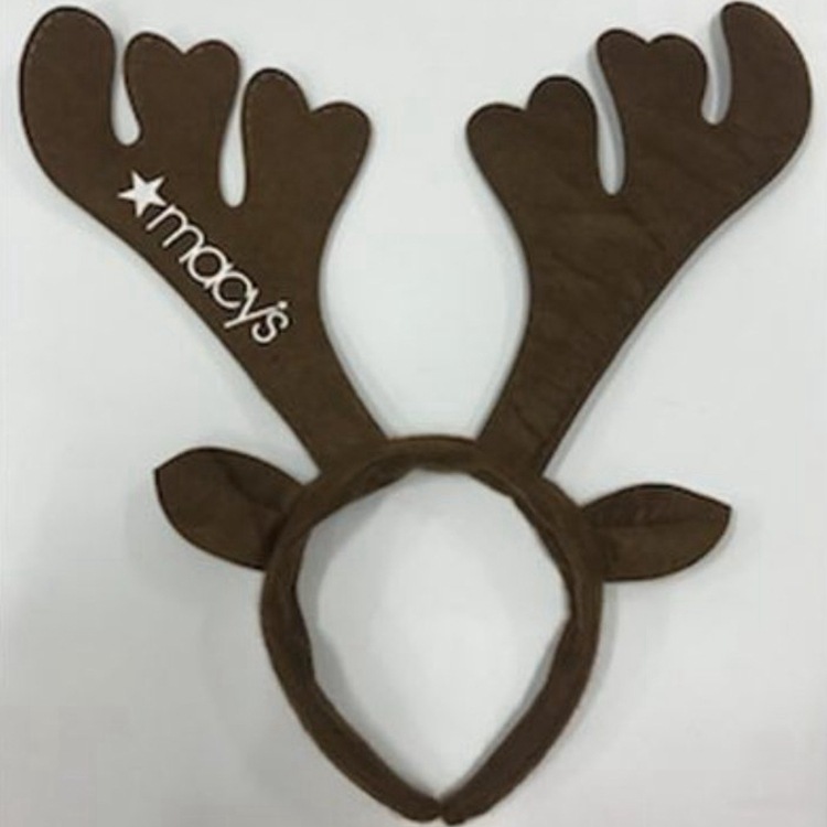 Fabricante de Navidad café no tejido corno de ciervo cor