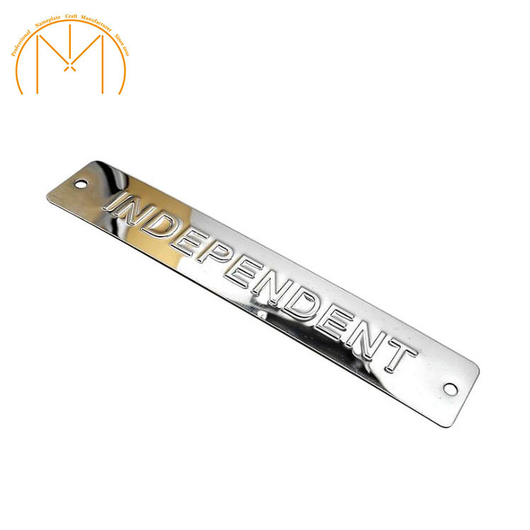 厂家热销 金属铝材质印刷LOGO凸起 户外铭板金属标贴专业定 制