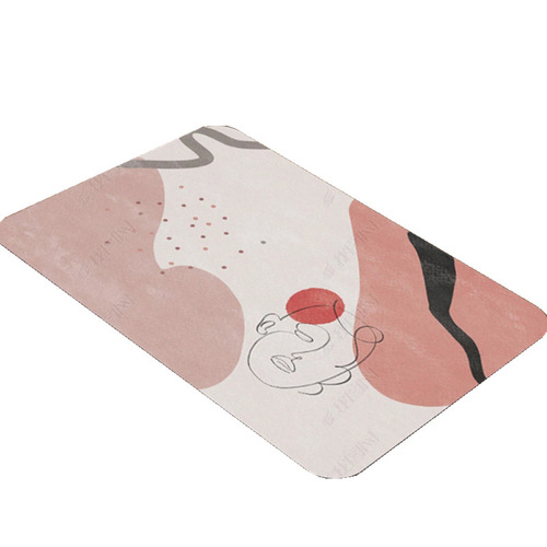 Cartoon cute entrance floor mats, door mats, household entrance door mats, internet celebrity door absorbent anti-slip mats, entrance carpets