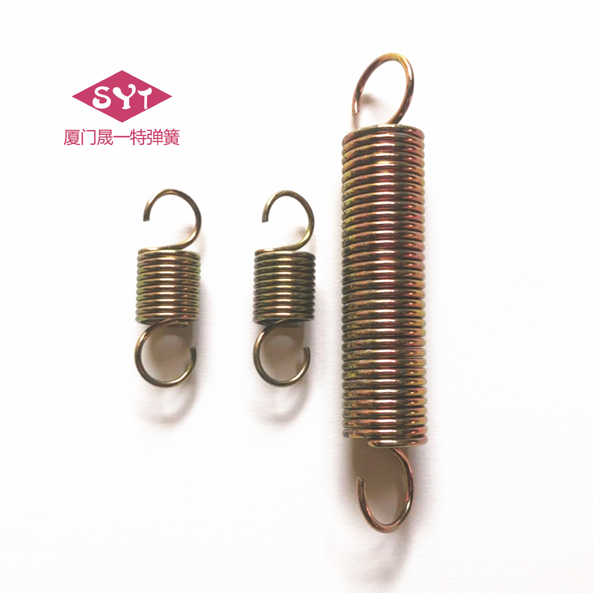 厂家生产加工大拉簧机械小拉簧带钩拉簧软簧双环拉伸弹簧扭簧弹簧