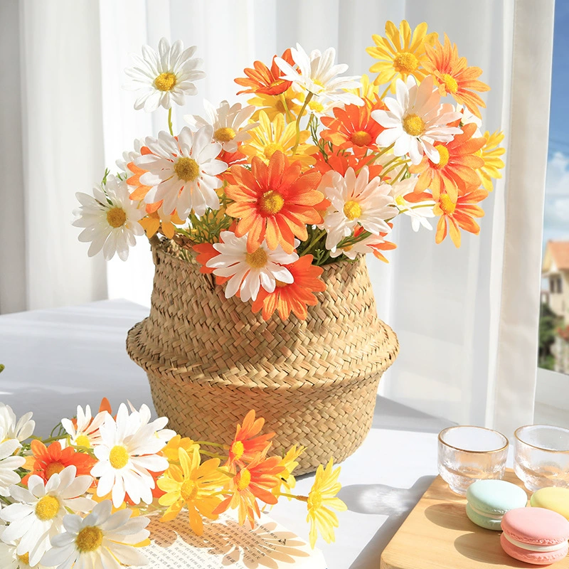 Дерево жасмин Бонсай Daisy Dutch Chrysanthemum свадебный цветок пластиковый искусственный декоративный растение дом фотография реквизит зелёное растение высокая реалистичность