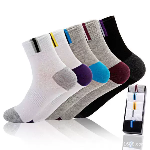 Sports knee socks, mid-length