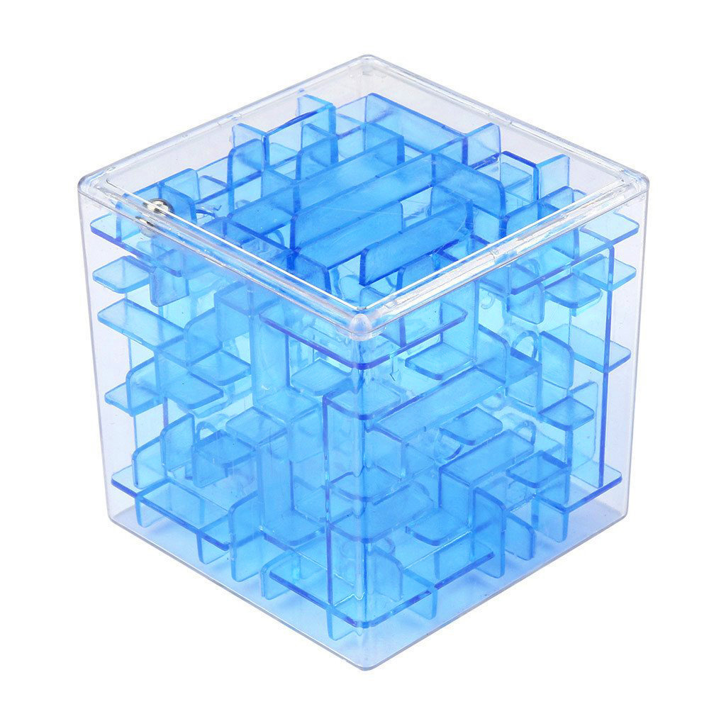 Juguete de Laberinto Transparente para Niños, Bola de Equilibrio para el Desarrollo de la Inteligencia, Cubo Antiestrés, Laberinto 3D