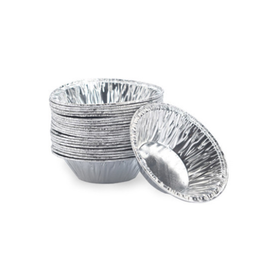 Egg tart mold disposable tin foil egg tart tray aluminum foil Portuguese egg tart bottom tray 100 pieces egg tart cup cake mold