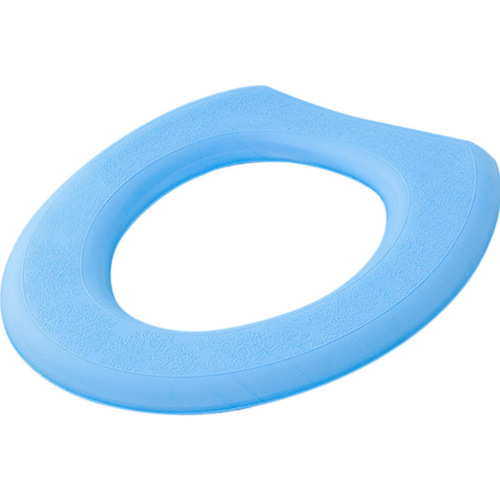 Winter O-type toilet mat thickened foam toilet cover EVA warm toilet seat adhesive toilet seat