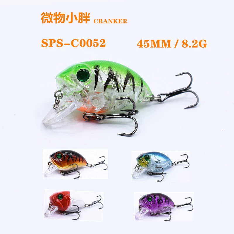 [Factory Outlet] Luya Bait Rock crank45mm8.2g Оптовая продажа всех видов пластиковых бионических поддельных приманок