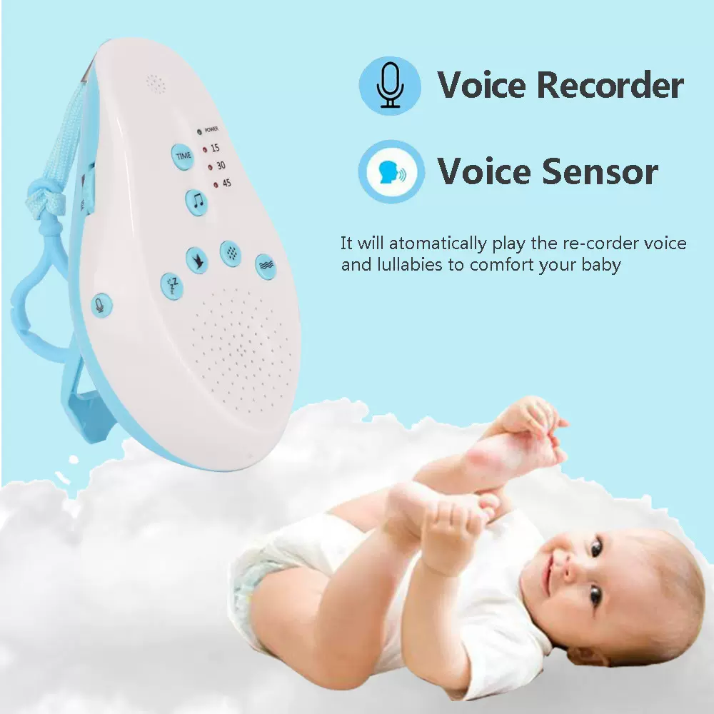 跨境供应 智能婴儿睡眠仪现货儿童白噪音助眠仪工厂音乐哄娃神器