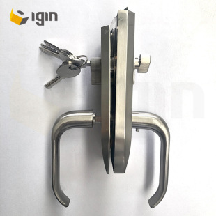 High Partition Pressure Handle Lock, Aluminum Alloy Profile Bedroom Office Door Lock, Partition Writing Room Handle