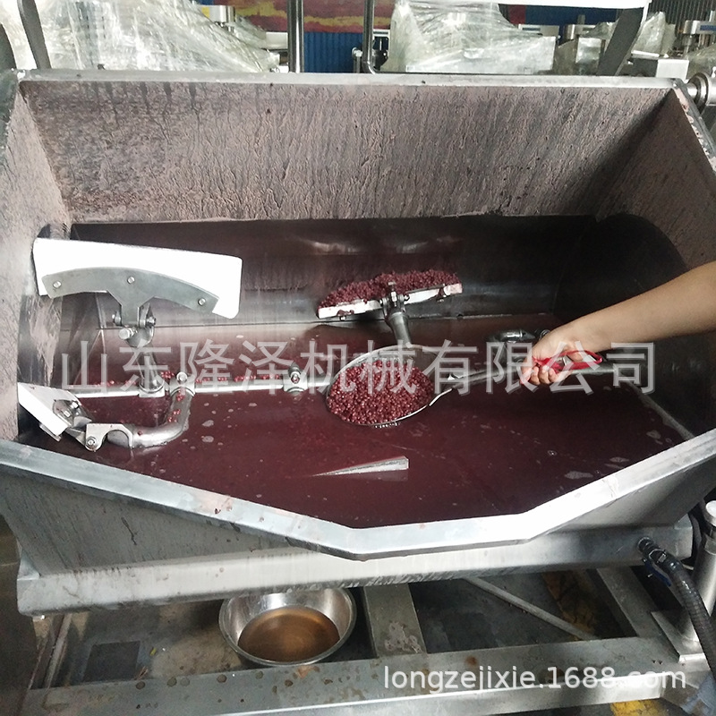 豆沙馅料真空熬制锅 酱料调味料搅拌炒锅 卧式横轴搅拌机