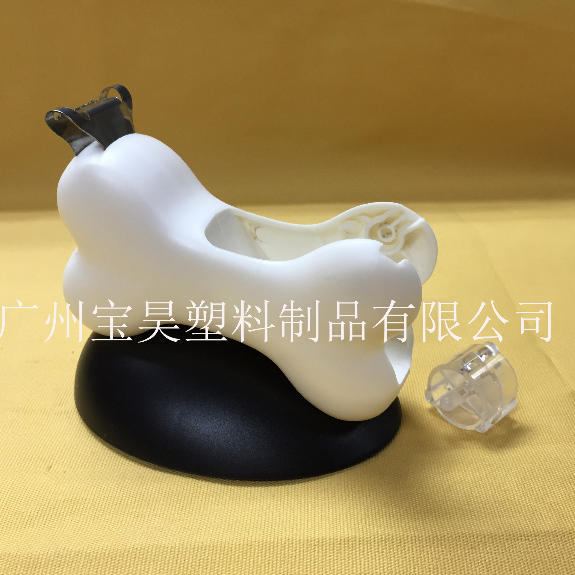 Mayorista forma de hueso asiento de cinta adhesiva transparente promoción creativa forma de hueso asiento de papel adhesivo papelería de oficina pequeña tira de corte