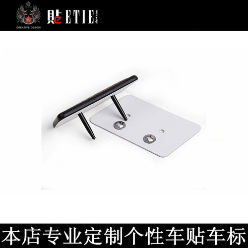 Manufacturer supplies three-dimensional Mitsubishi metal car stickers suitable for China Net 3D rally art modified car stickers wholesale