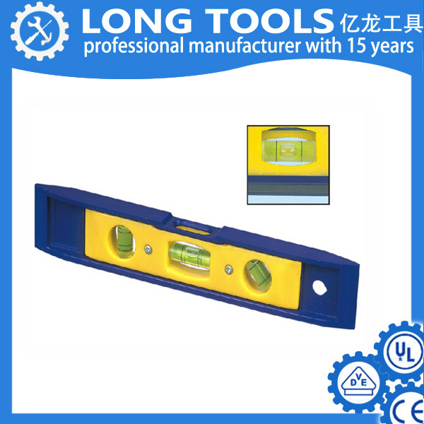 供应多款鱼雷型水平尺 塑料水平尺 铝合金水平尺 测量工具