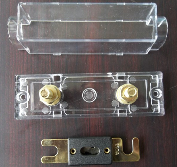 叉车 叉栓式汽车保险丝座 大平叉片保险座 汽车保险片盒 保险合