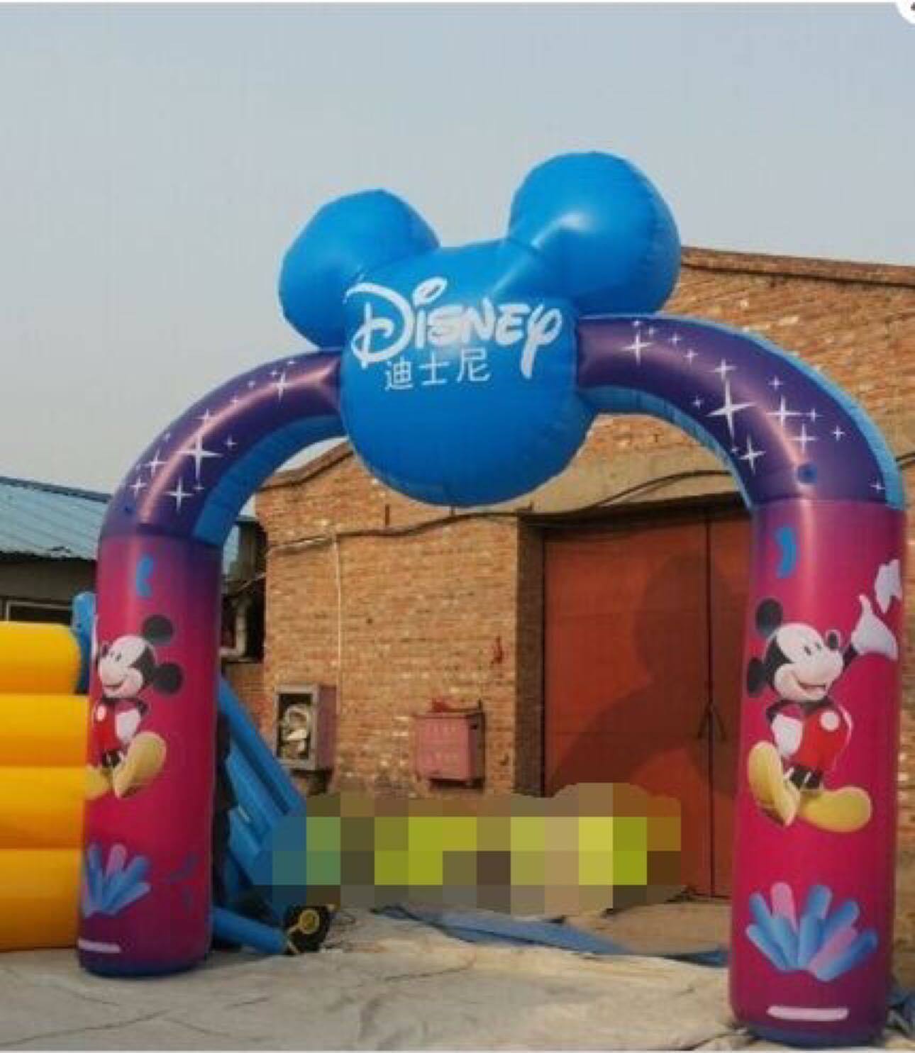 厂家批发彩绘拱门 商家庆典活动传媒广告人偶卡通充气模型