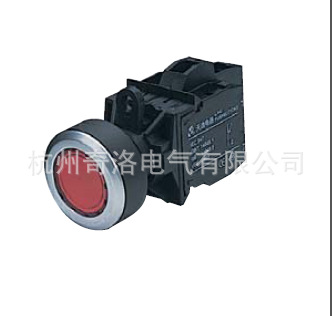 TAYEE上海天逸Φ30齐平圆形带灯自锁按钮LA423PSD-10 红绿黄白蓝