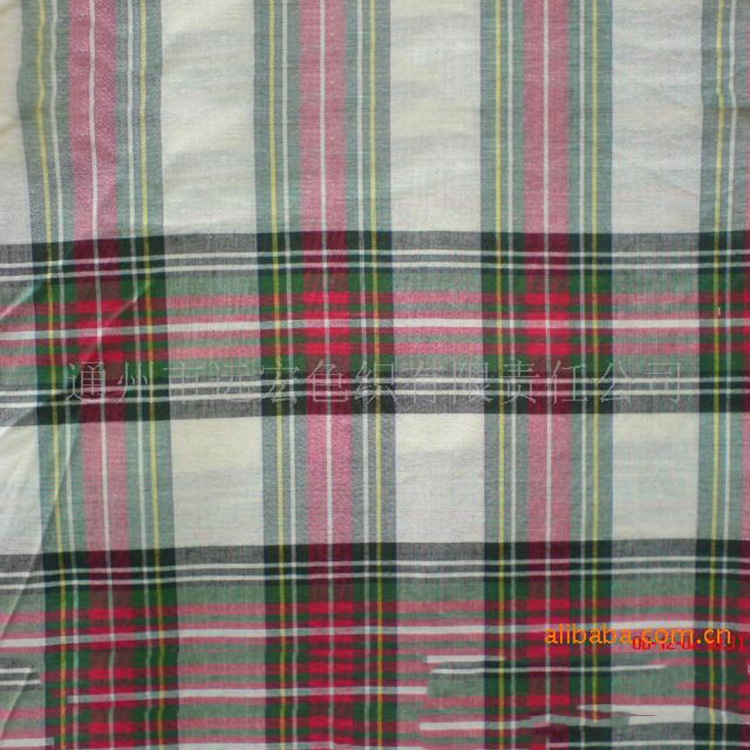 厂家批发 供应优质 全棉色织布面料 服装用料