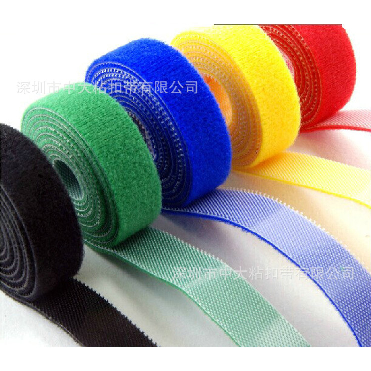 wholesale Back to back Velcro Ligature nylon data line Ligature power cord Cable management with Ligature Cable ties