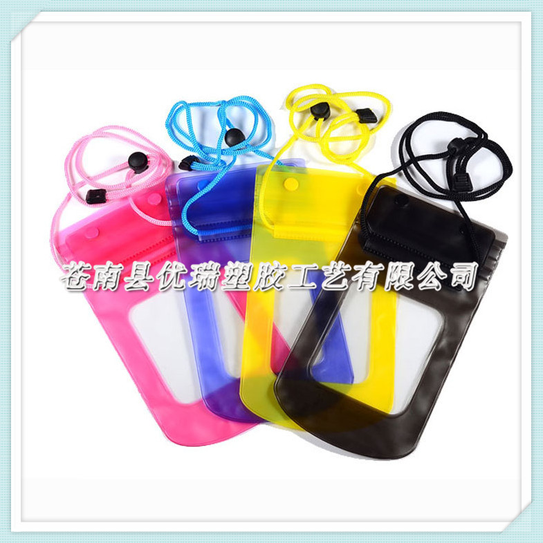 批发户外游泳潜水漂流防水套 手机防水袋 pvc包装袋定制 (