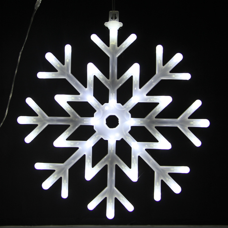 圣诞春节60cmLED串灯流星雨雪花灯亮化工程户外防水挂件 装饰彩灯